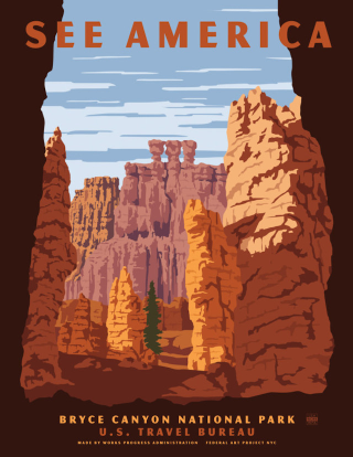 Illustration for article titled Express Your American Pride with Vintage-Style National Park Posters
